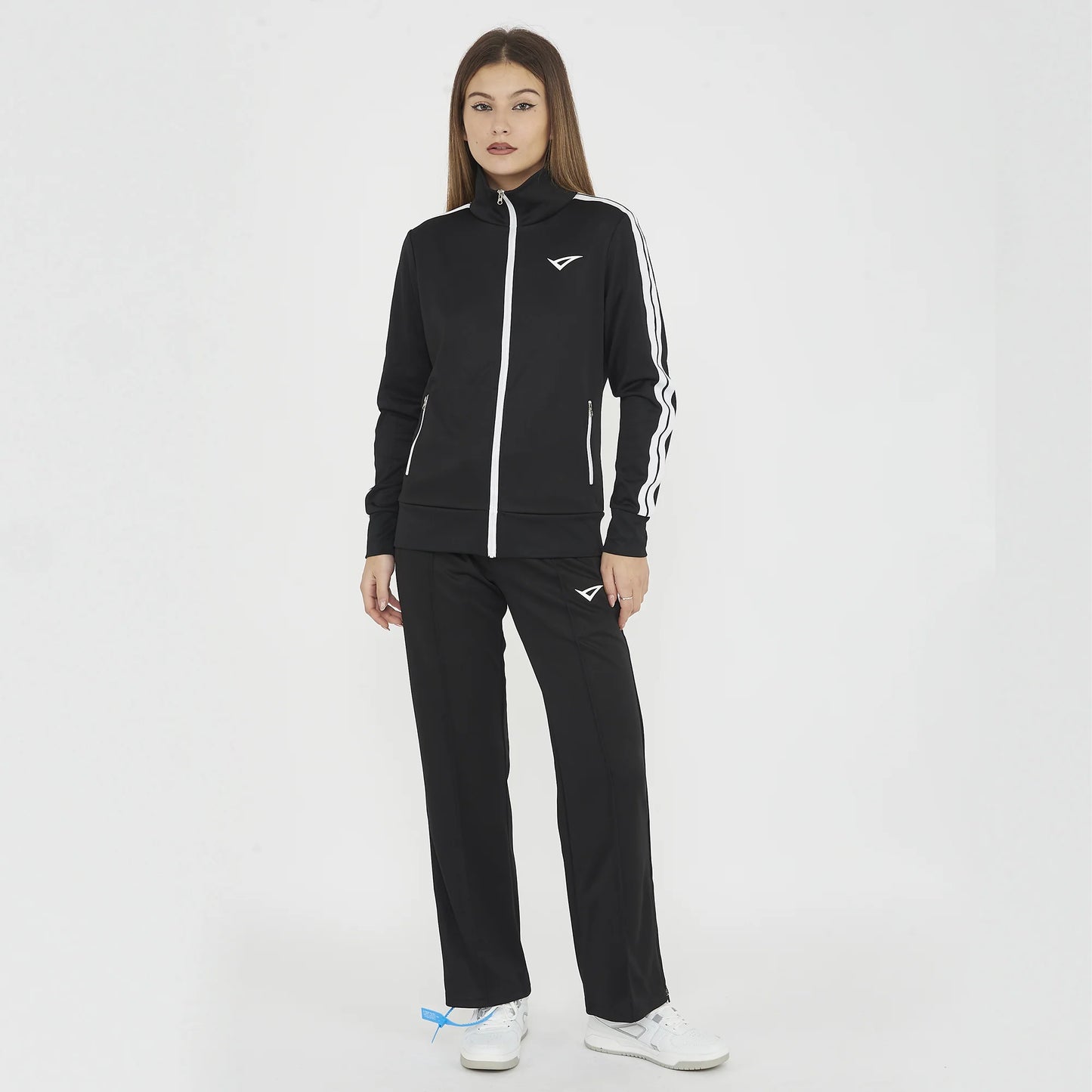 Legea Giacca Unique Women's Track Jacket Black and White