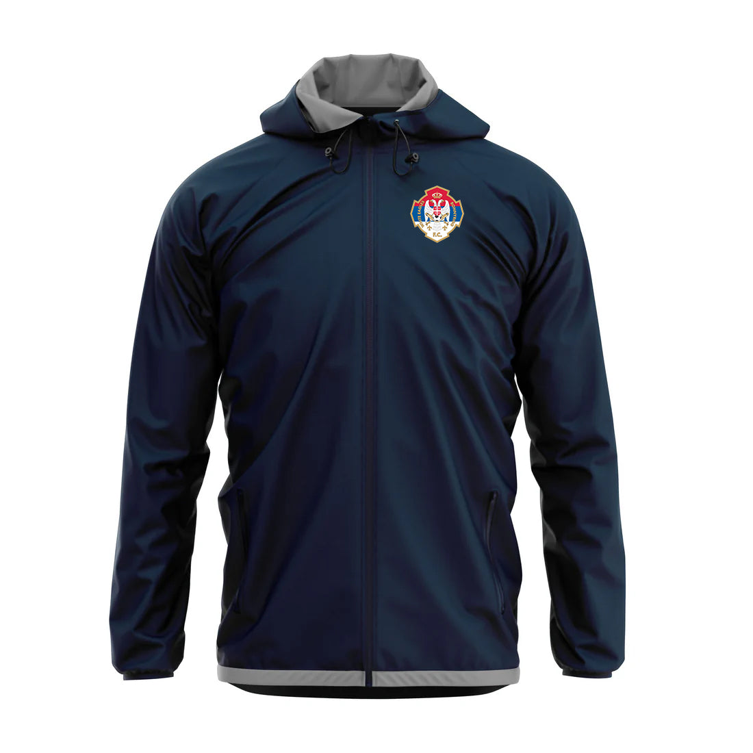 Bonnyrigg White Eagles Tifone Rain Jacket Navy