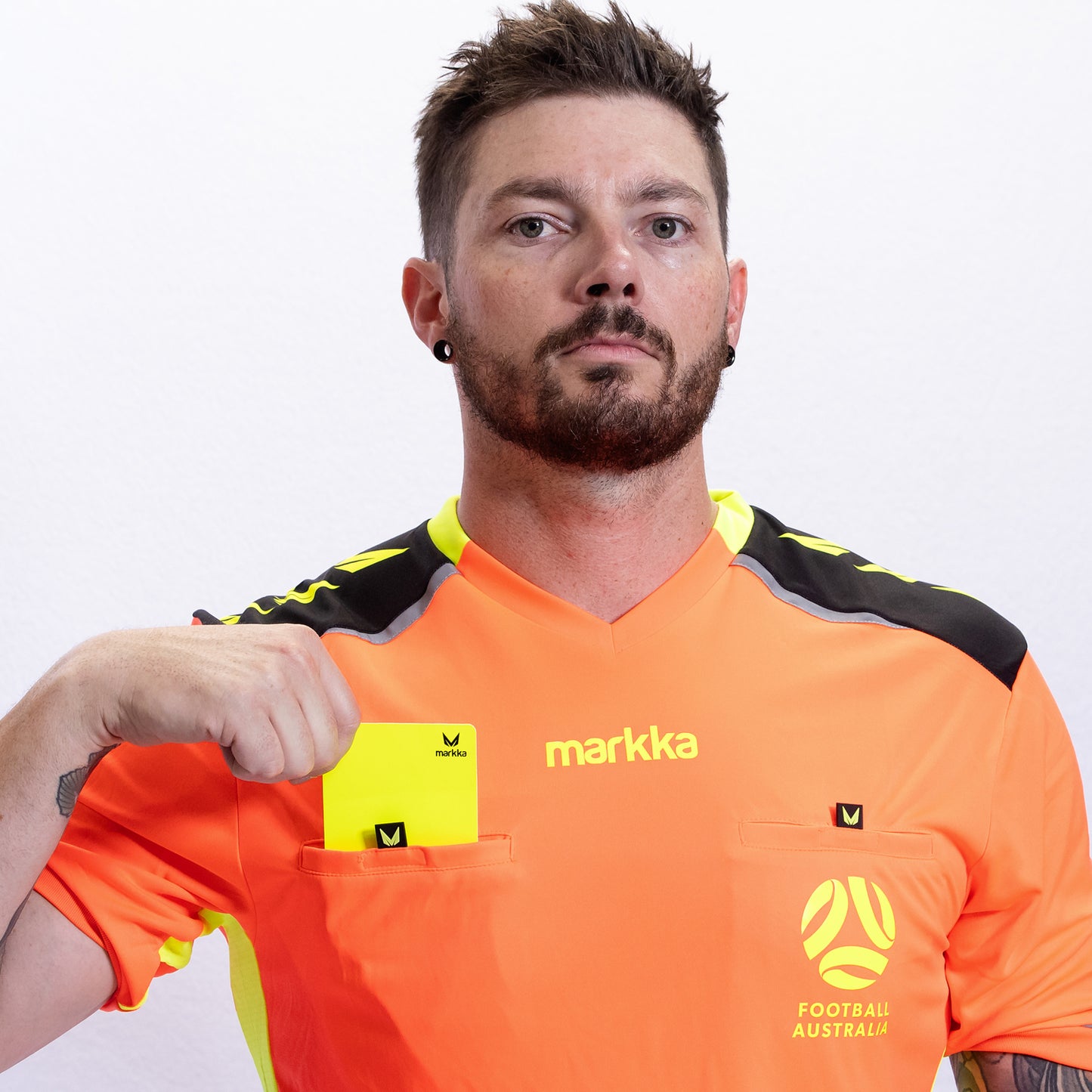 Markka Mens Bosko Referee Jersey Long Sleeve 4-Pack