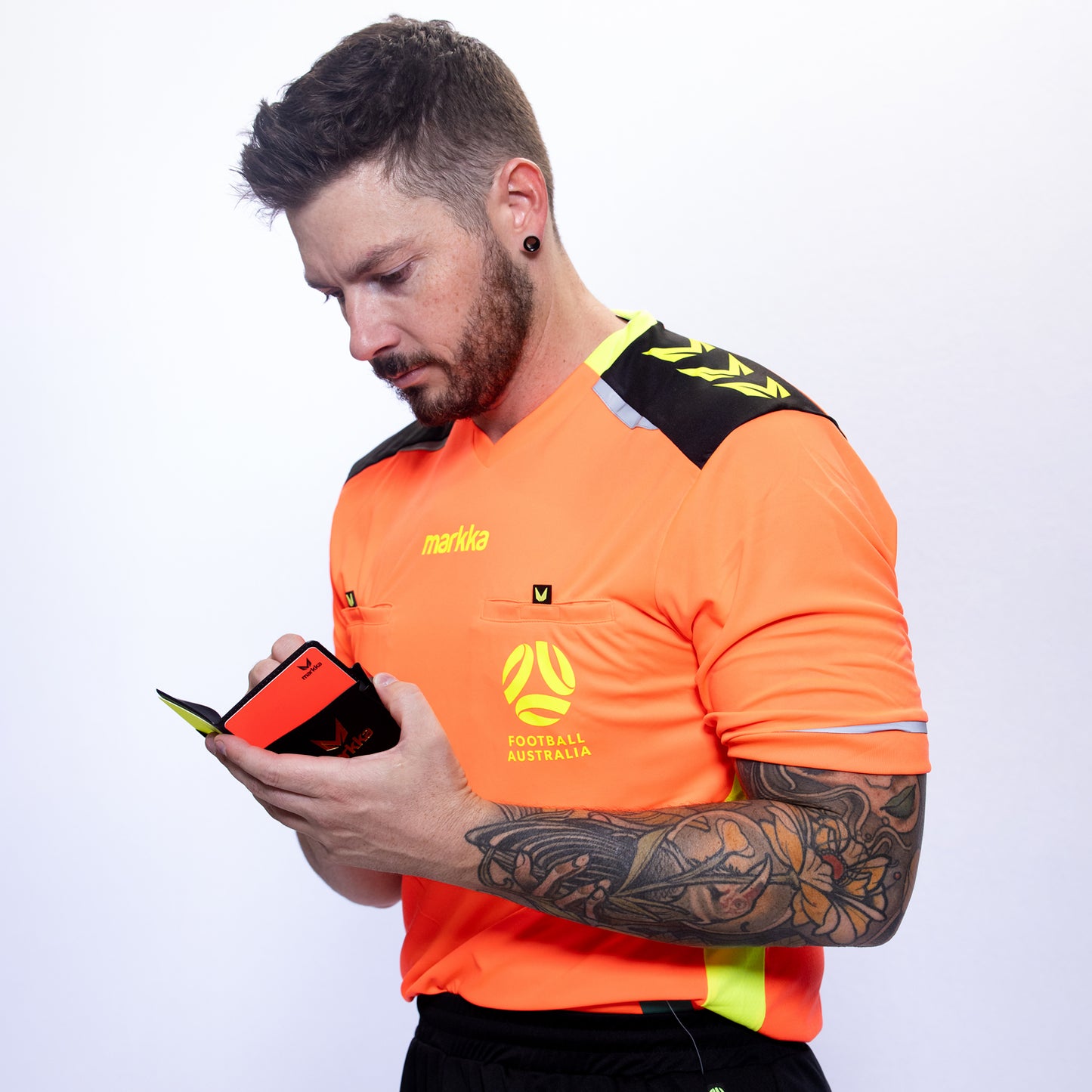 Markka Mens Bosko Referee Jersey Long Sleeve 4-Pack
