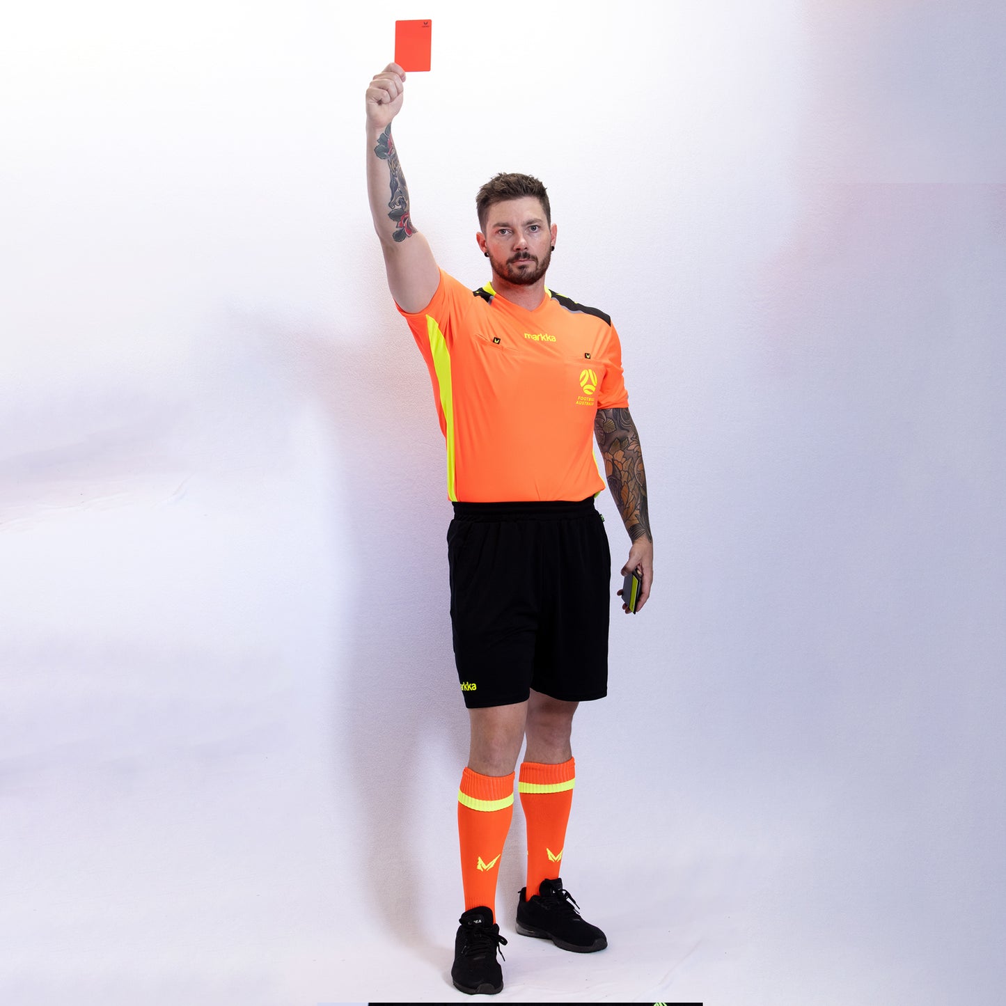 Markka Mens Bosko Referee Jersey Long Sleeve 4-Pack