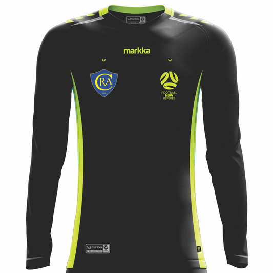 Canterbury Referee Association Mens Bosko Referee Jersey Long Sleeve Black