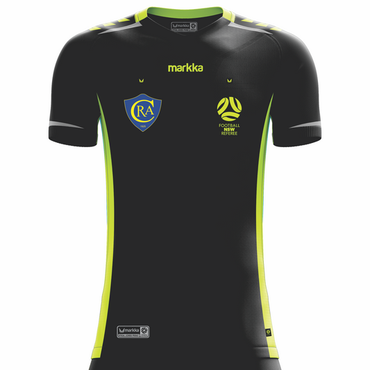 Canterbury Referee Association Mens Bosko Referee Jersey Short Sleeve Black