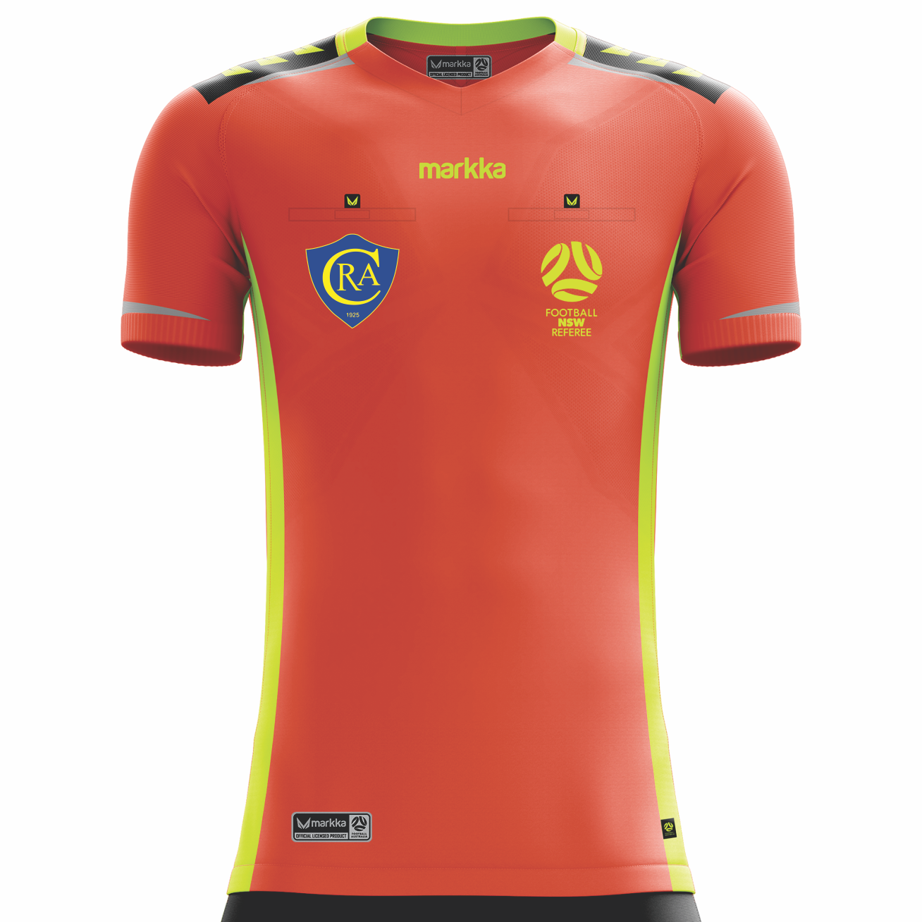 Canterbury Referee Association Mens Bosko Referee Jersey Short Sleeve 4-Pack