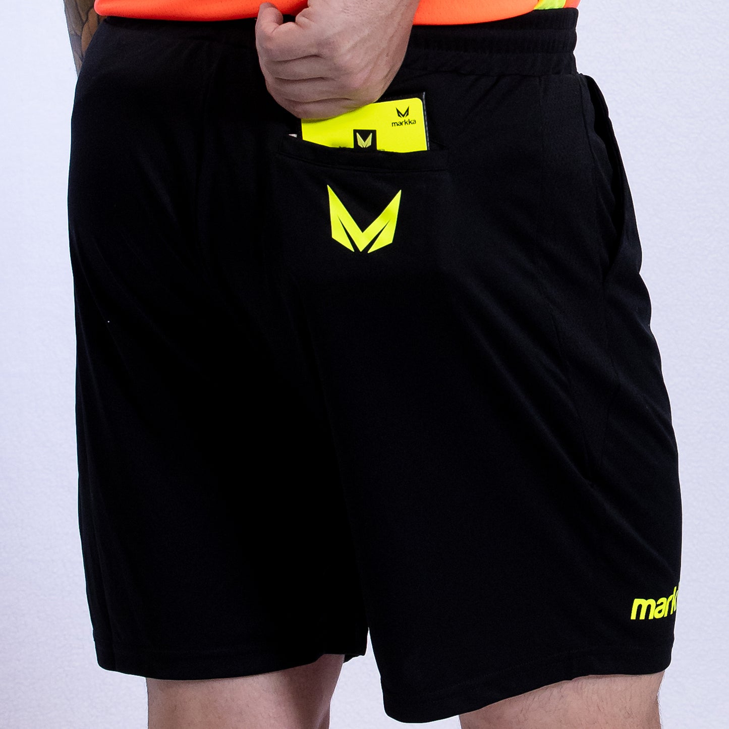 Markka Mens Bosko Referee Kit Short Sleeve Black