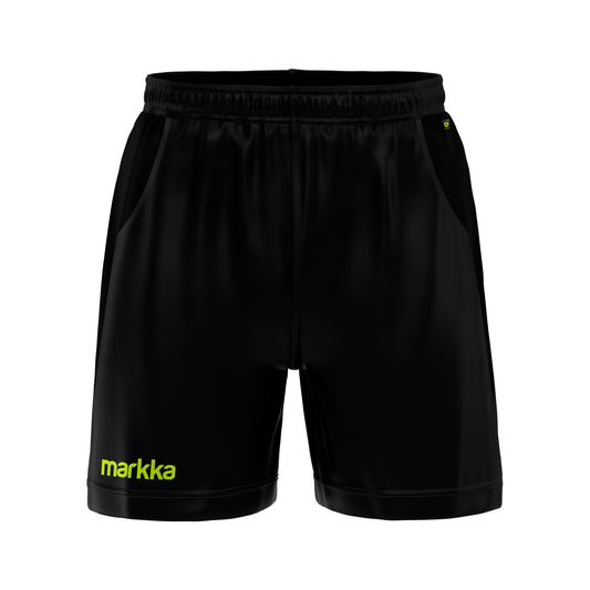 Markka Mens Bosko Referee Shorts Black