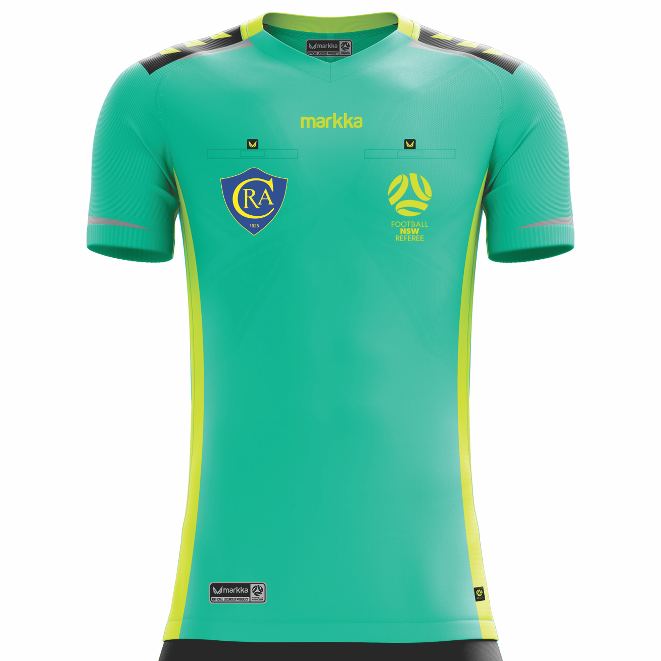 Canterbury Referee Association Mens Bosko Referee Jersey Short Sleeve 4-Pack