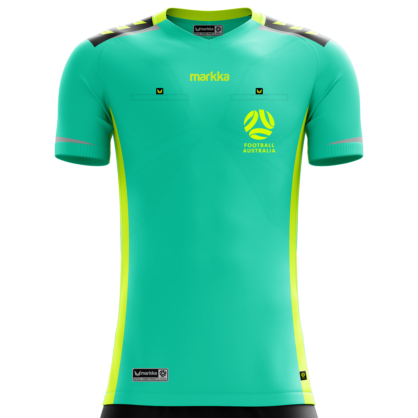 Football Australia Womens Bosko Referee Jersey Short Sleeve 4-Pack