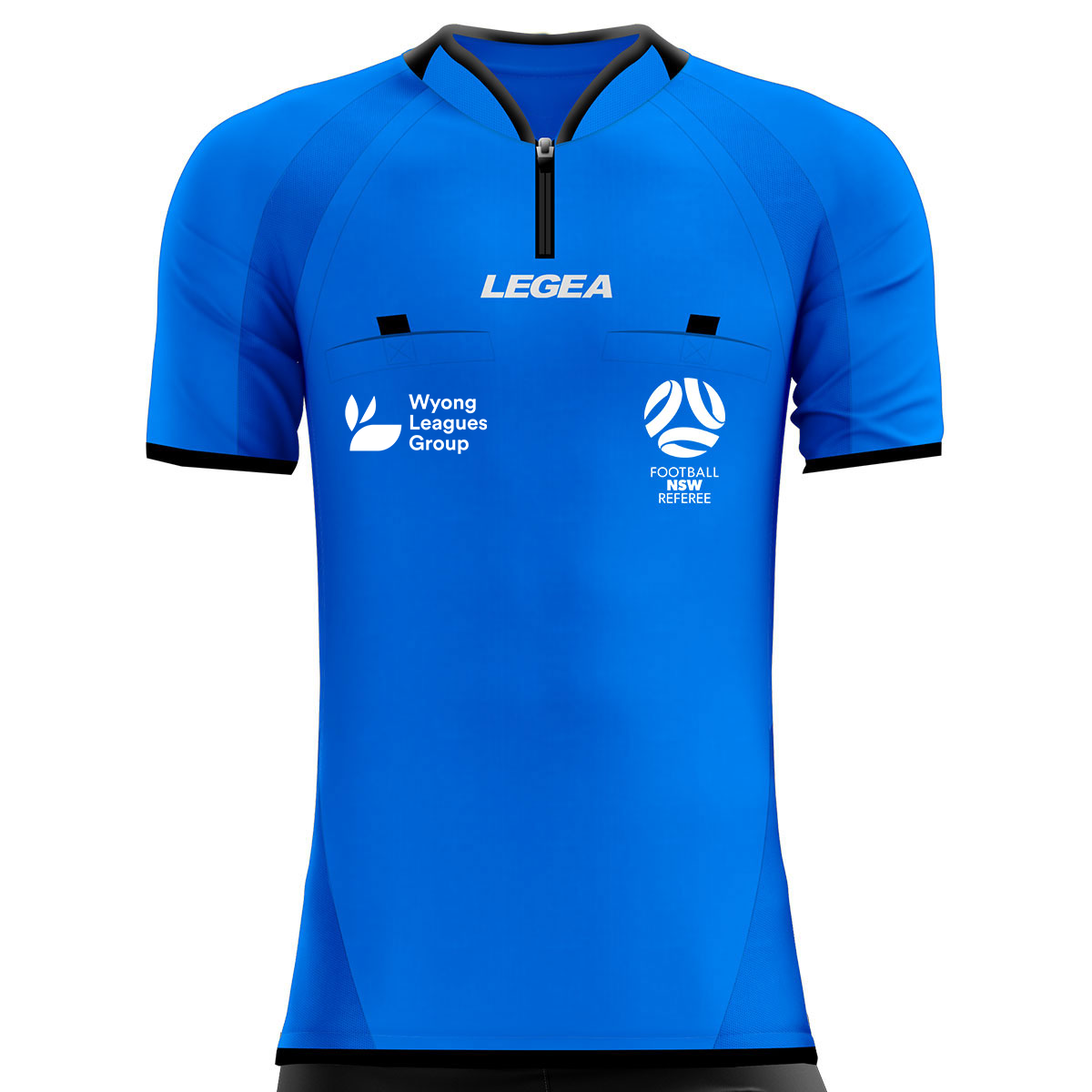 Central Coast Football Referees Arbitro Drive Referee Jersey Blue
