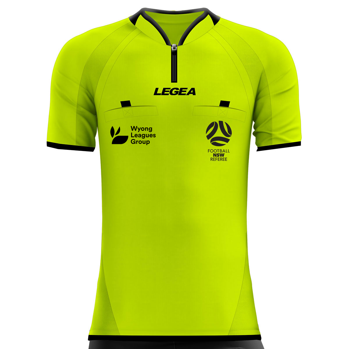 Central Coast Football Referees Arbitro Drive Referee Jersey Yellow