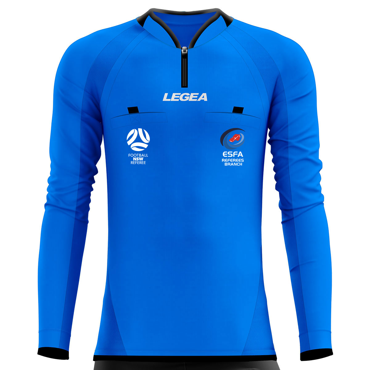 Eastern Suburbs Arbitro Drive Referee Jersey Long Sleeve Blue