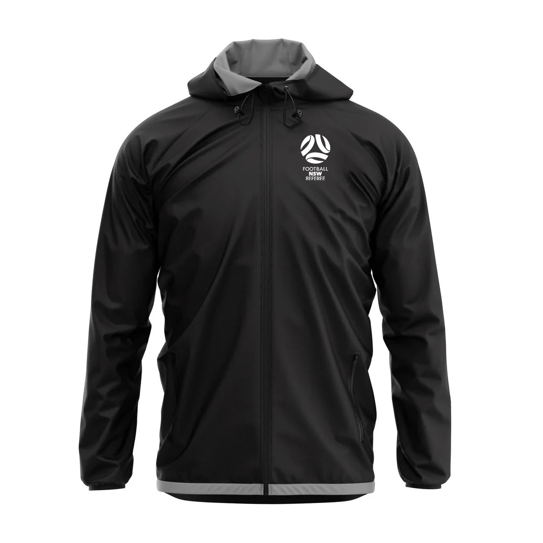 FNSW Referees Association Tifone Rain Jacket Black – Hallmark Sports