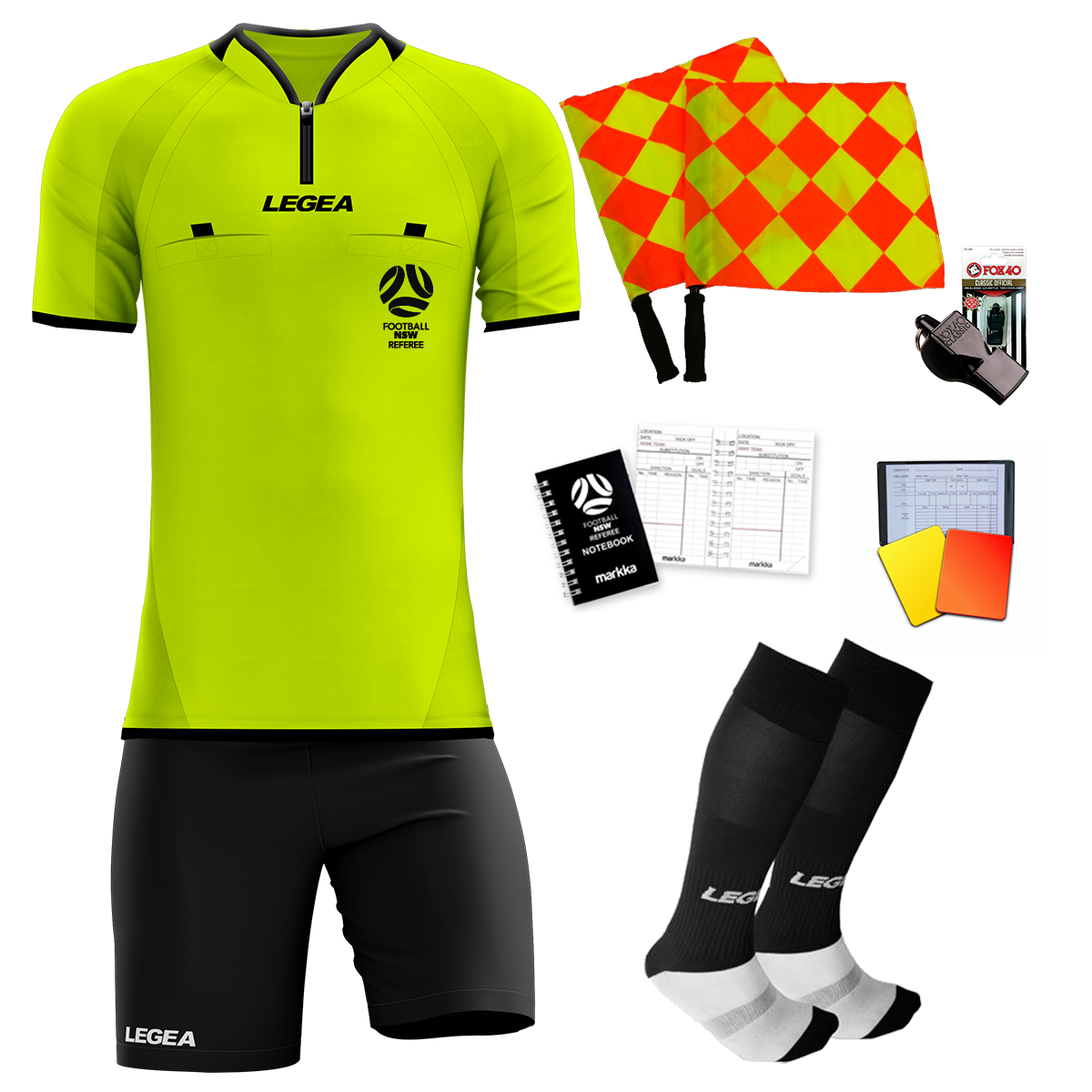 FNSW Referee Association New Referee Package Yellow