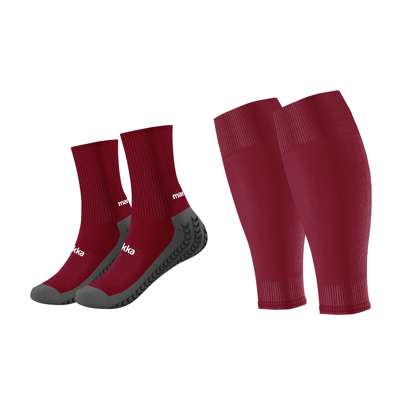 Markka M-Grip + Footless Sock Kit Maroon