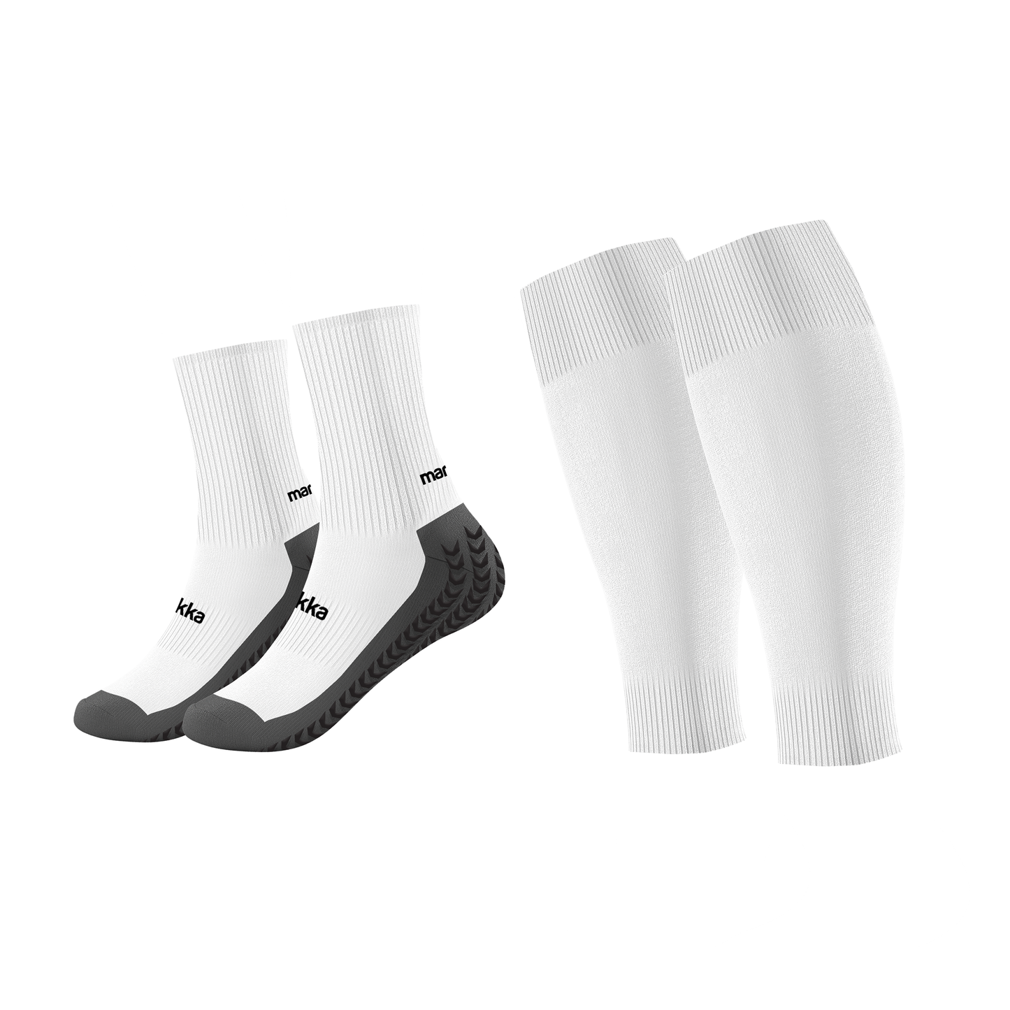 Markka M-Grip + Footless Sock Kit White