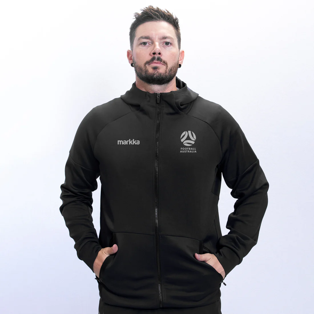 Football Australia Sweat Hoodie Black
