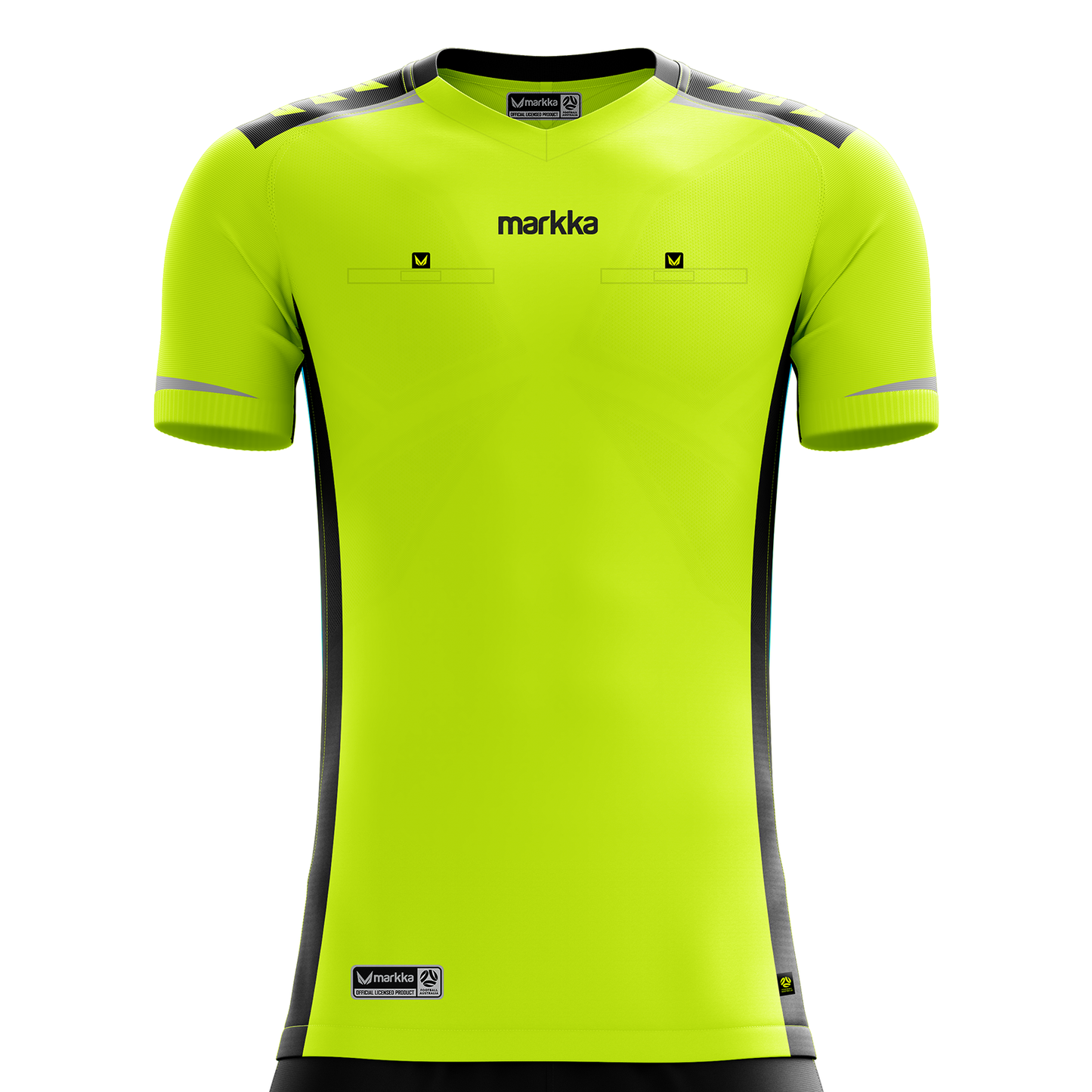 Markka Bosko Referee Kit Short Sleeve Fluro Yellow