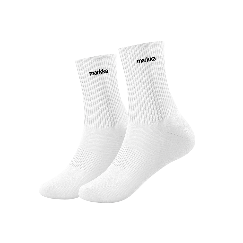 Markka Training Socks Crew (3 Pack) White