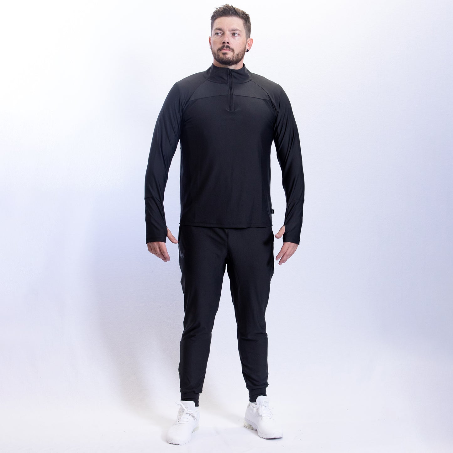 North Kellyville Midlayer Quarter Zip Black / Black