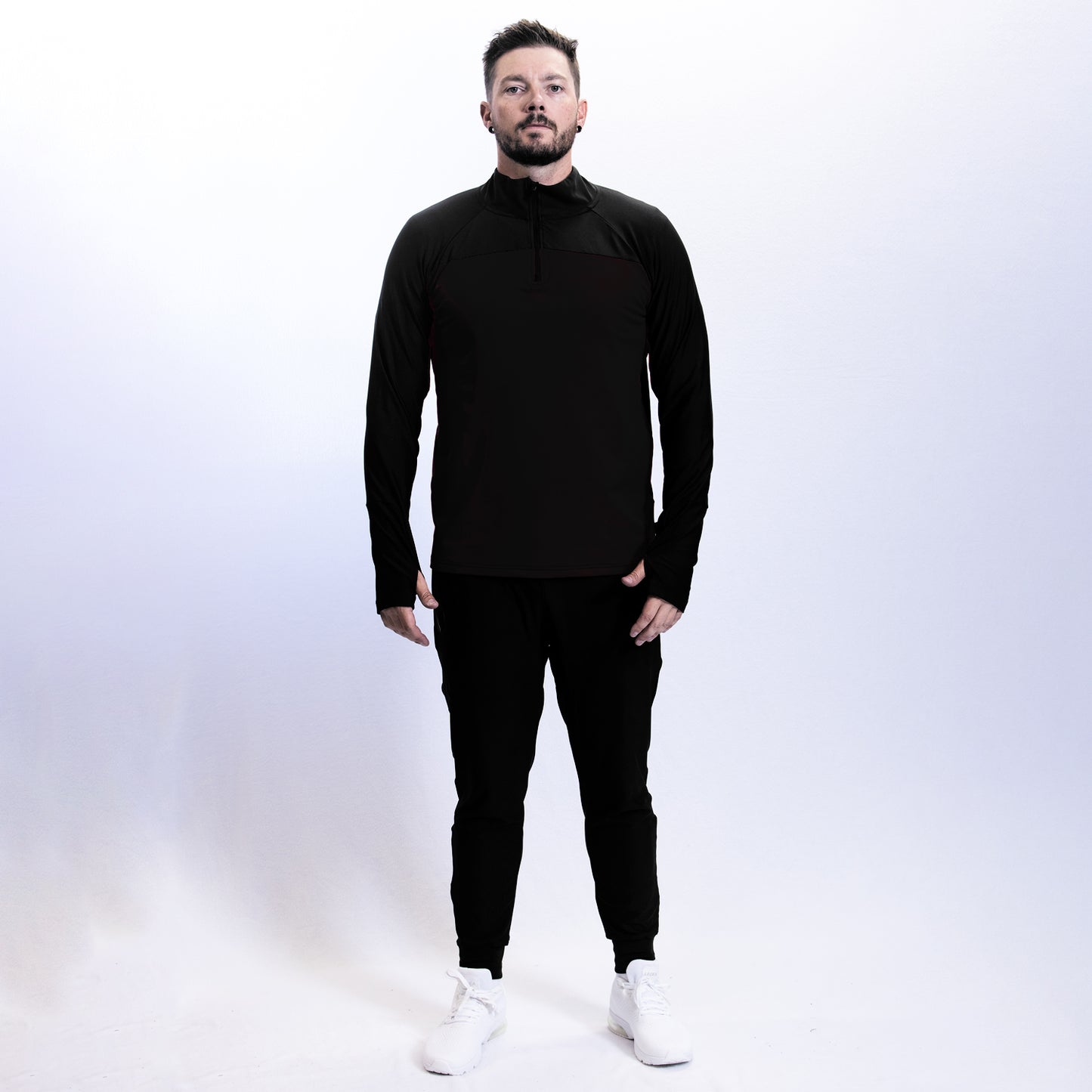 Markka Stretch Knit Track Pant Black