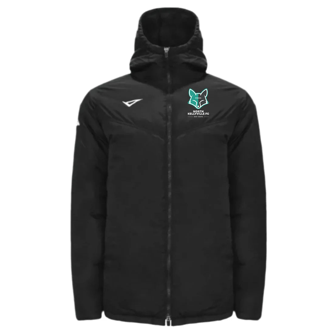 North Kellyville FC Bergen Puffer Jacket Black