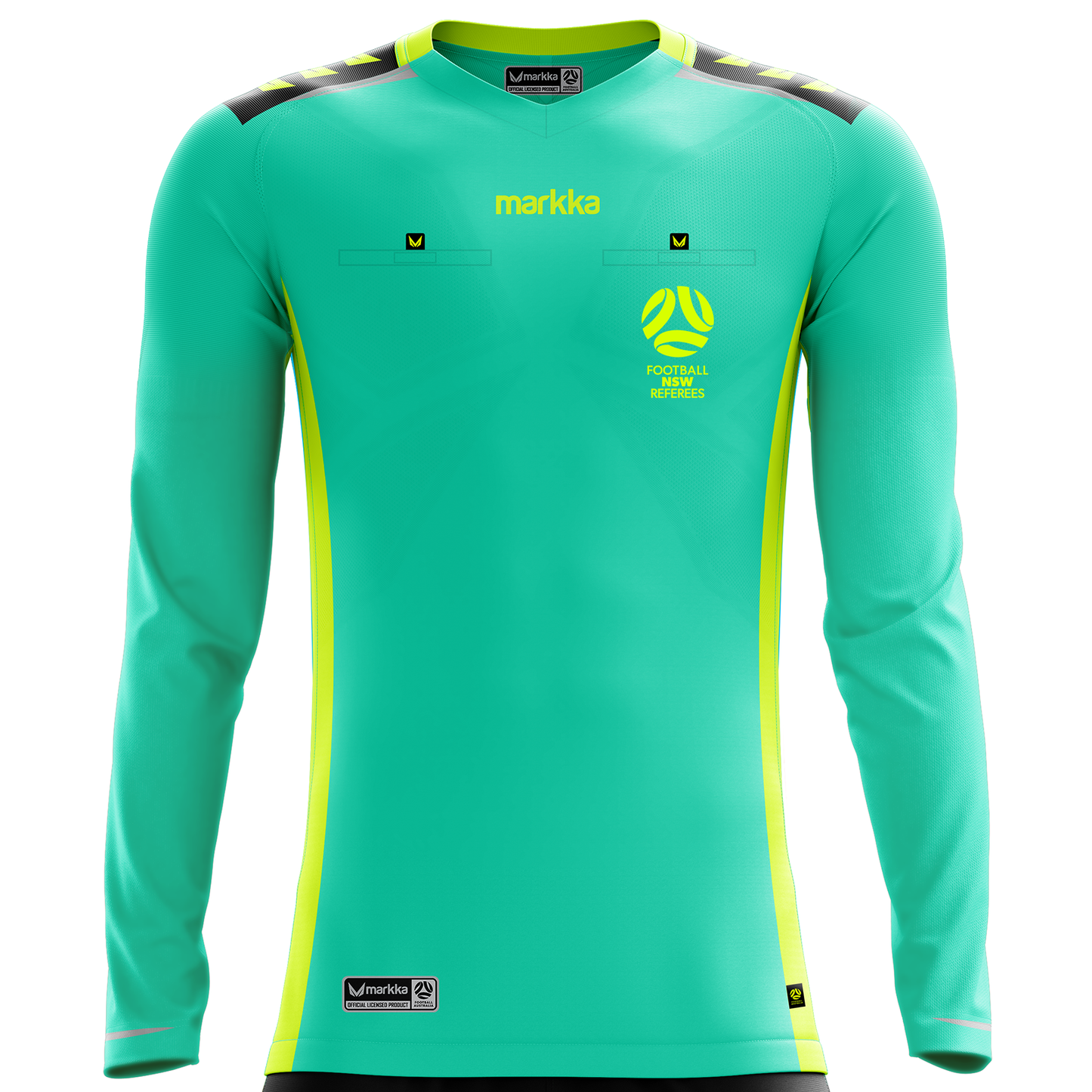FNSW Referees Branch Bosko Referee Jersey Long Sleeve 4-Pack