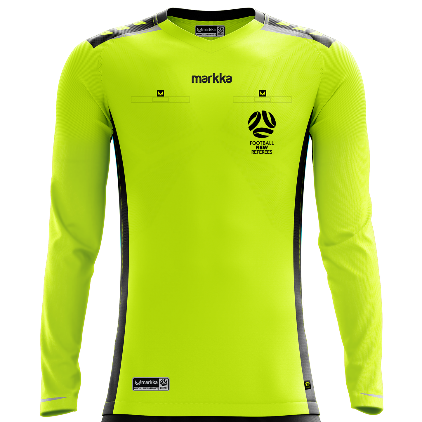 FNSW Referees Branch Bosko Referee Jersey Long Sleeve 4-Pack