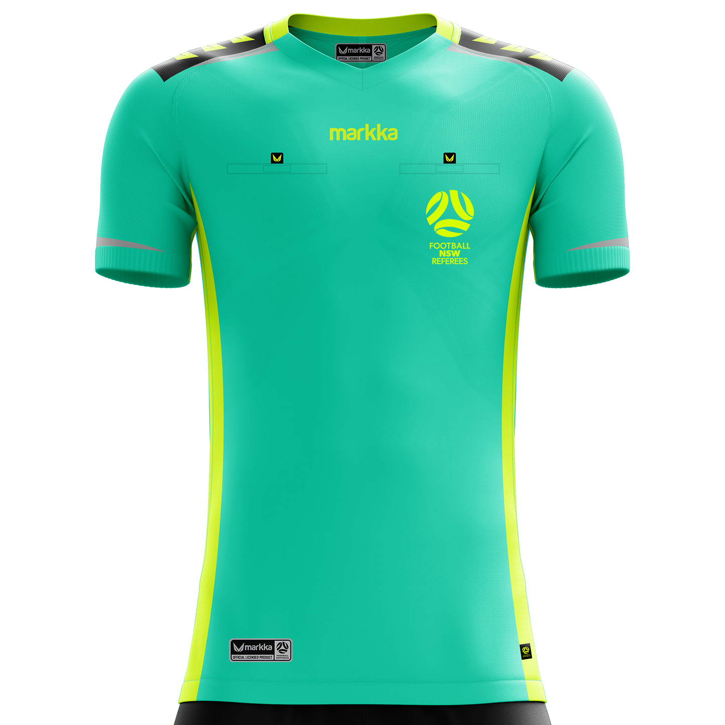 FNSW Referees Branch Bosko Referee Jersey Short Sleeve 4-Pack