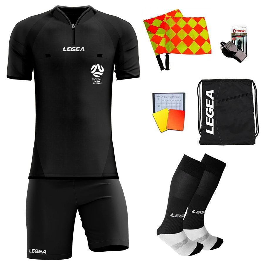 Football NSW Referee Association New Referee Package Black
