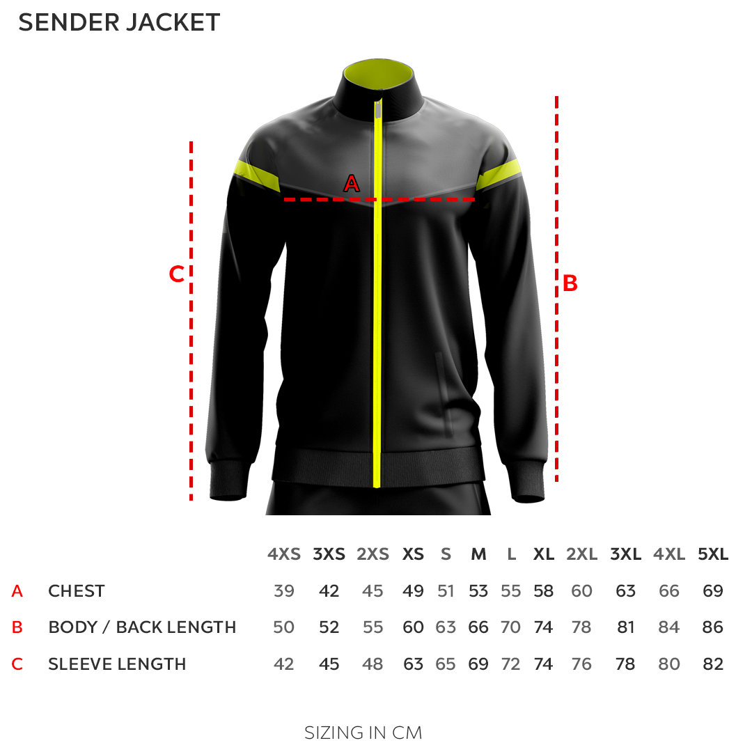 Hills Hawks Sender Track Jacket Black / Green / Gold