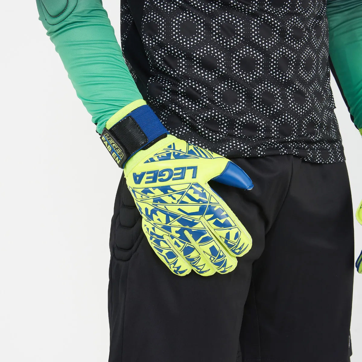 Legea Fabien Goalkeeper Glove Fluro Yellow