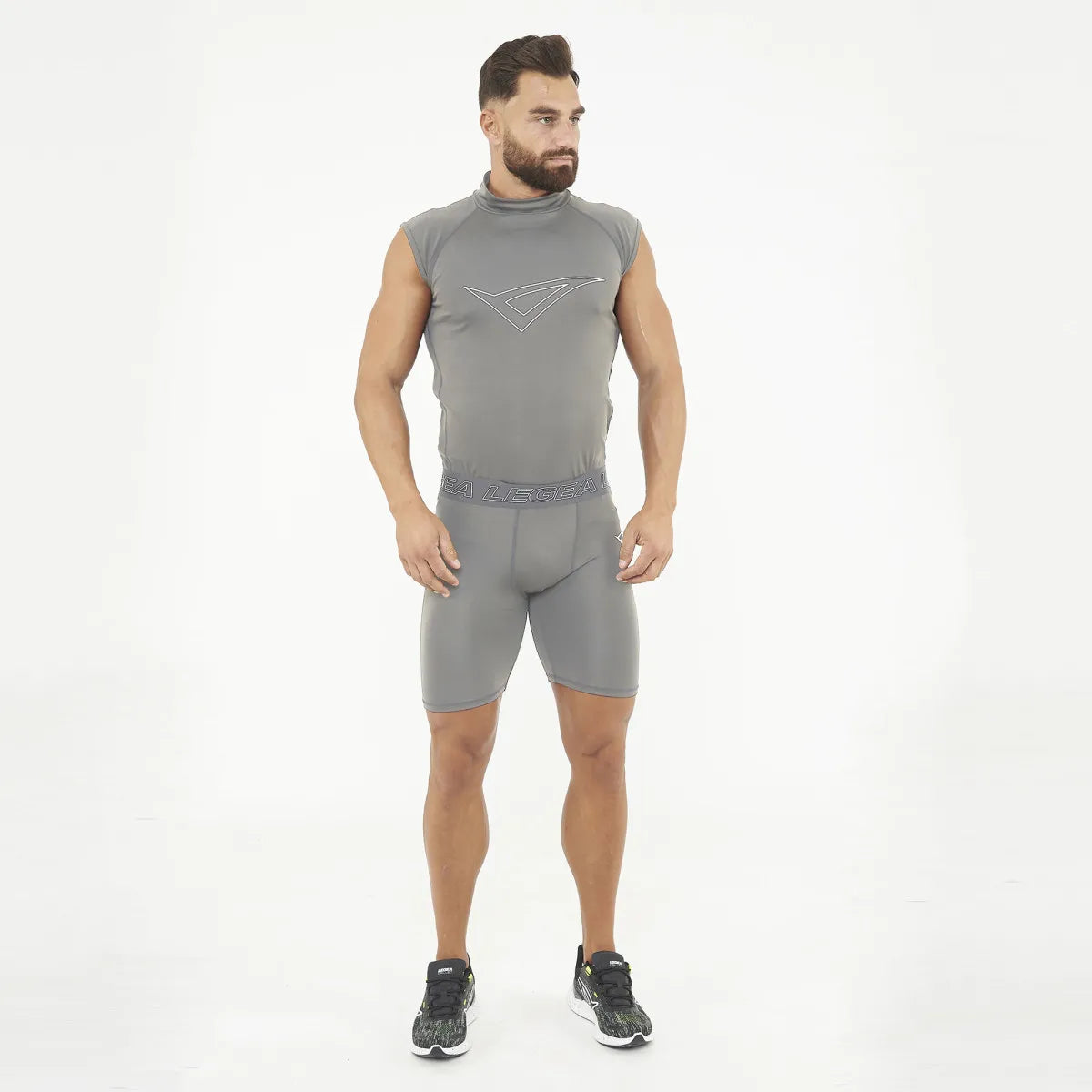 Legea Ironboy Compression Shorts Grey