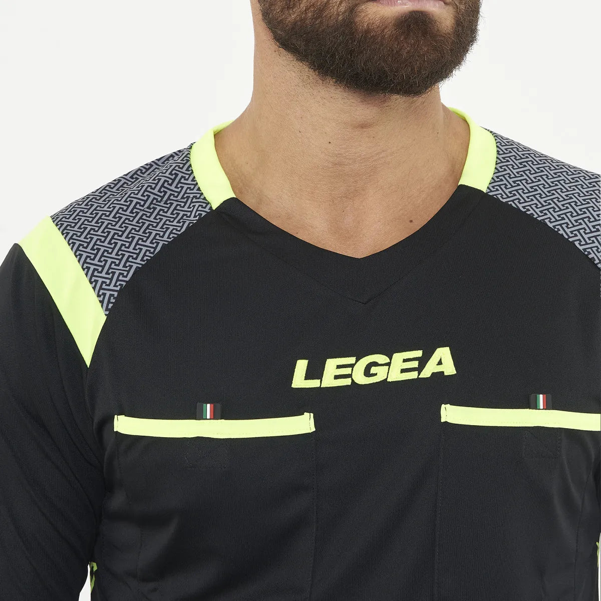 Legea Pireo Referee Jersey Black