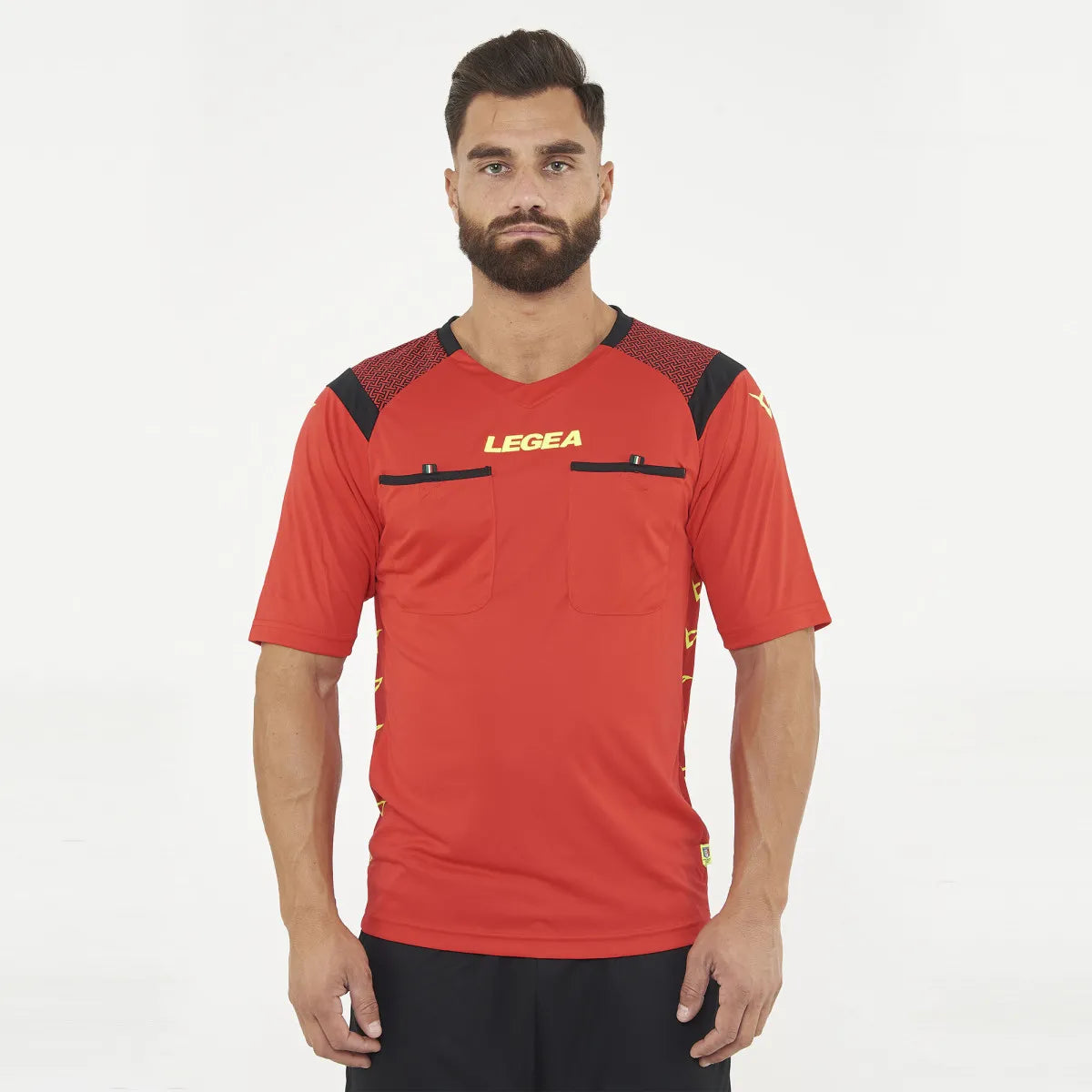 Legea Pireo Referee Jersey Long Sleeve Red