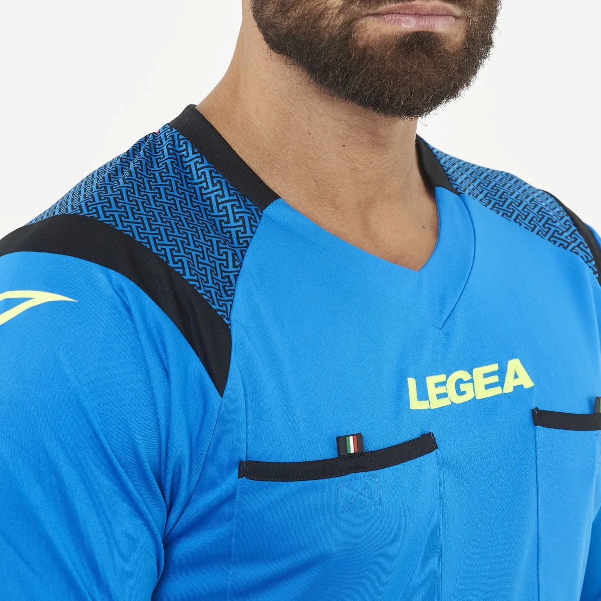 Legea Pireo Referee Jersey Long Sleeve Blue