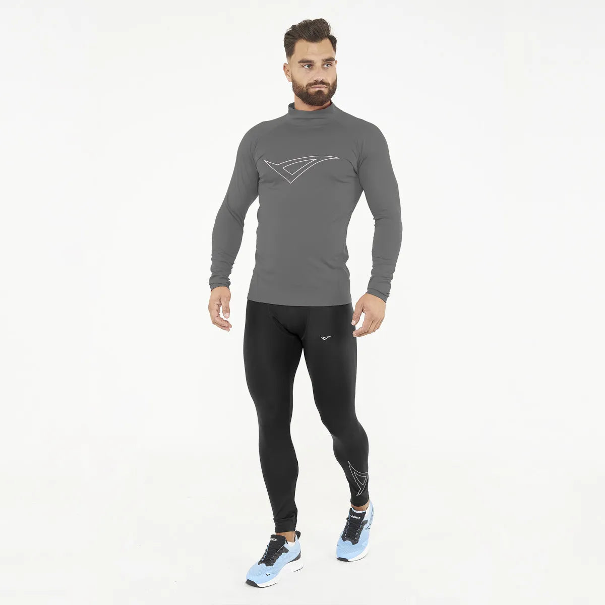 Legea Ironboy Long Sleeve Compression Top Dark Grey