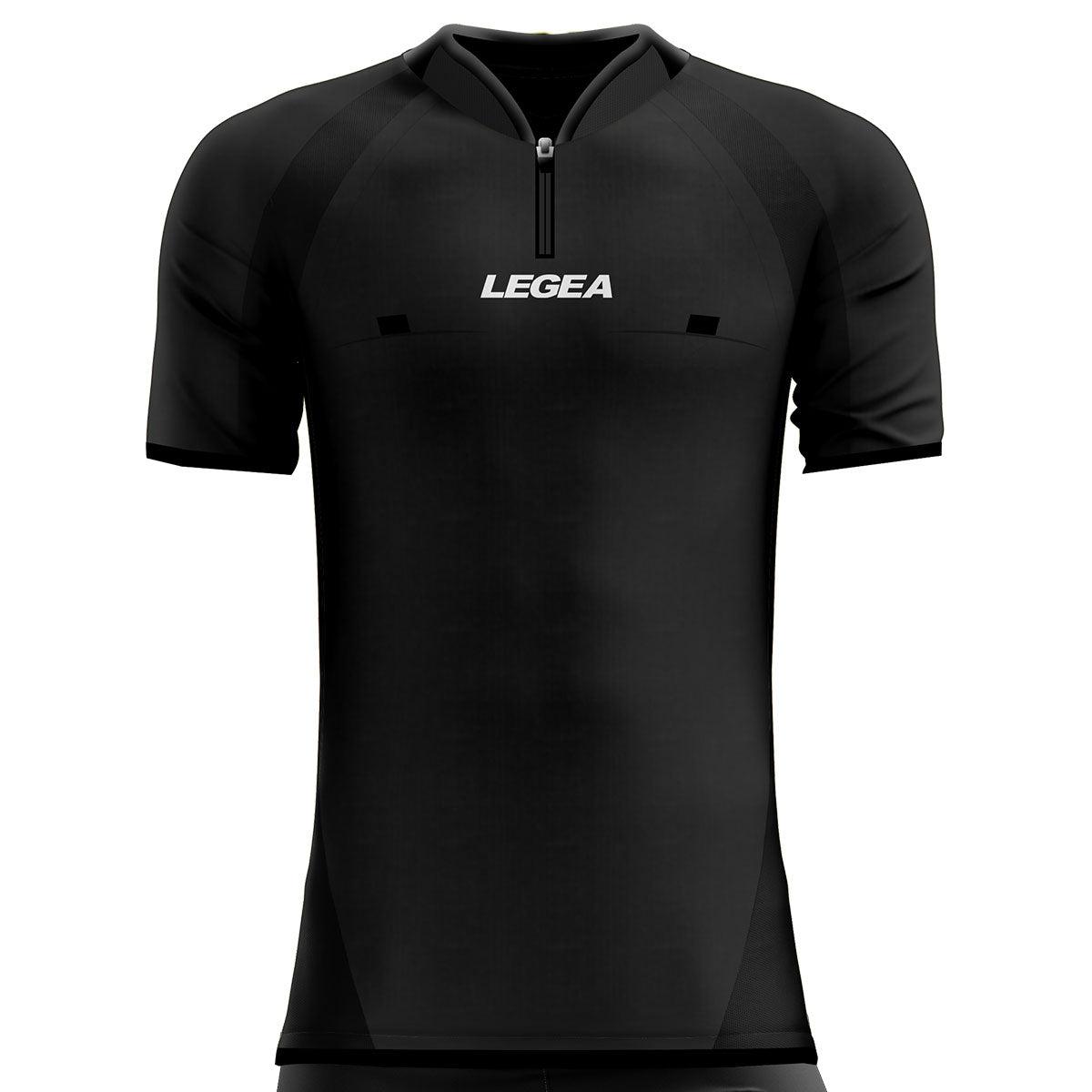 Short Arbitre AIA Legea 2020/2021 – Short Officiel Homme Arbitre Football, 100% Polyester Respirant