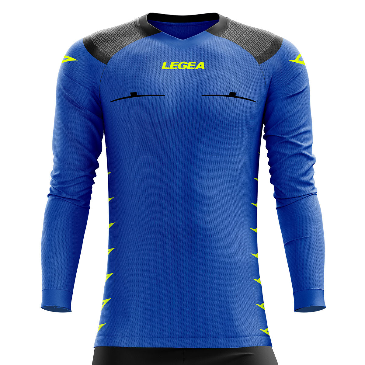 Legea Pireo Referee Jersey Long Sleeve Blue