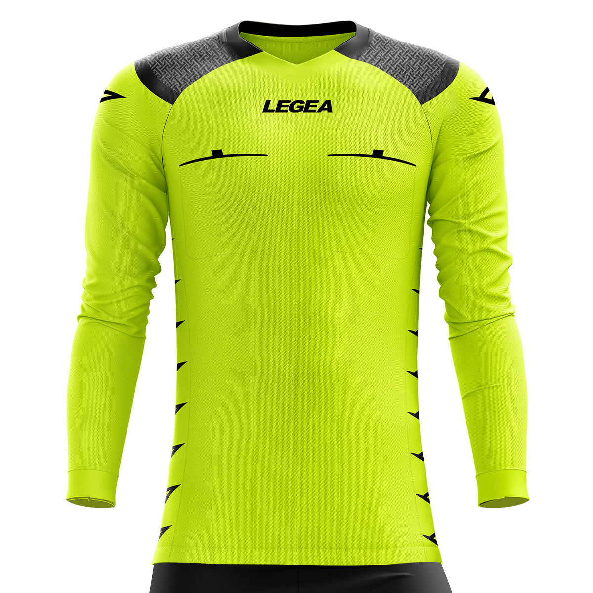 Legea Pireo Referee Jersey Long Sleeve Yellow