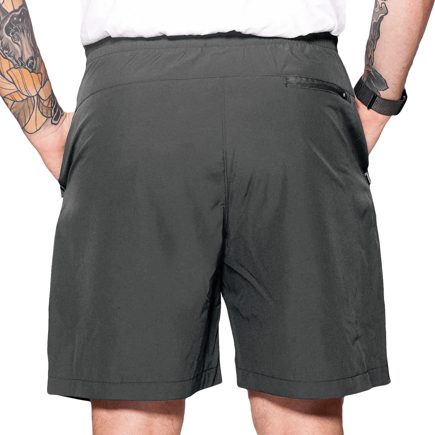 Markka Coach Mechanical Stretch Shorts Grey