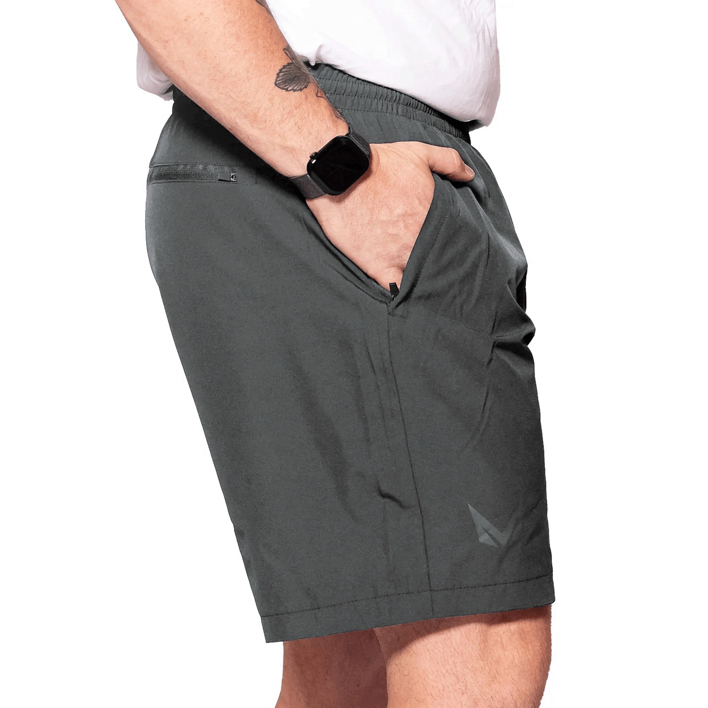 Markka Coach Mechanical Stretch Shorts Grey