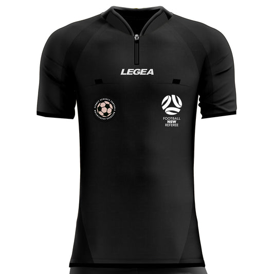 Sydney Schools Football Referees Arbitro Drive Referee Jersey Black