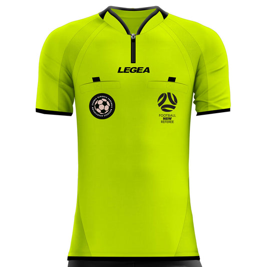 Sydney Schools Football Referees Arbitro Drive Referee Jersey Yellow