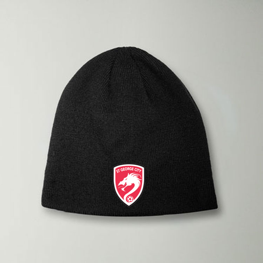 St George City FA Beanie Black