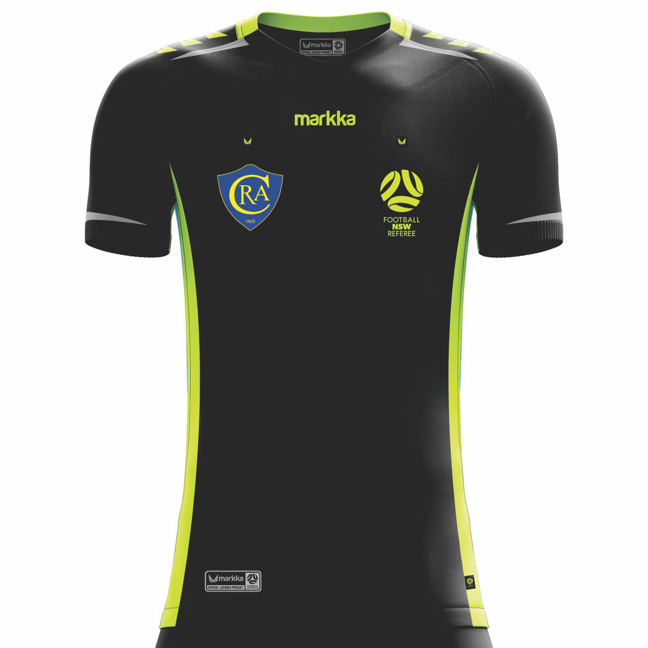 Canterbury Referee Association Mens Bosko Referee Jersey Short Sleeve 4-Pack