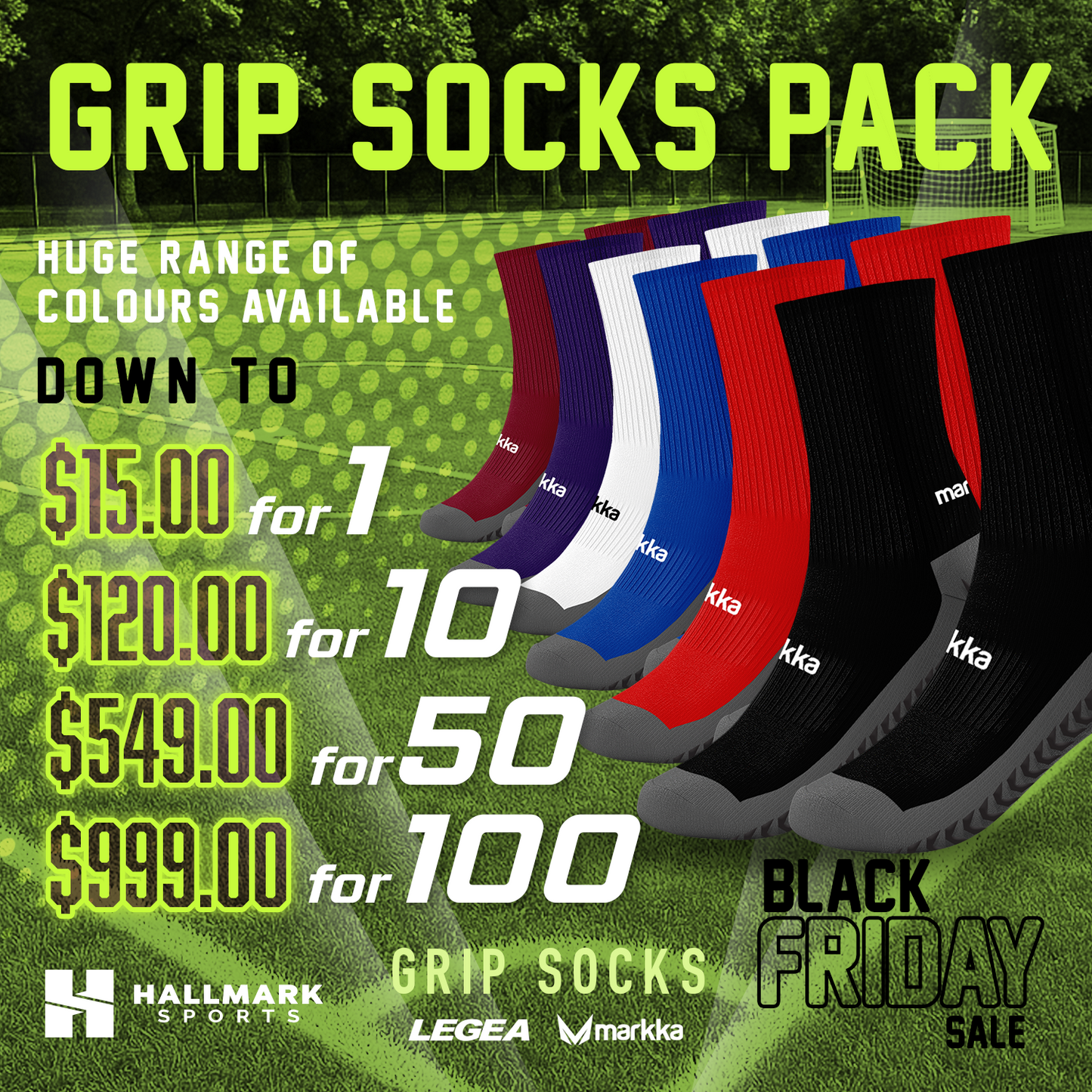 Grip Socks Pack Navy