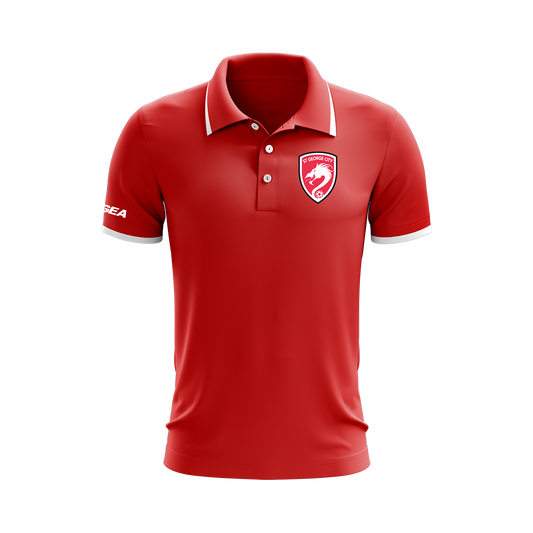 St George City Legea Dacca Polo Red / White