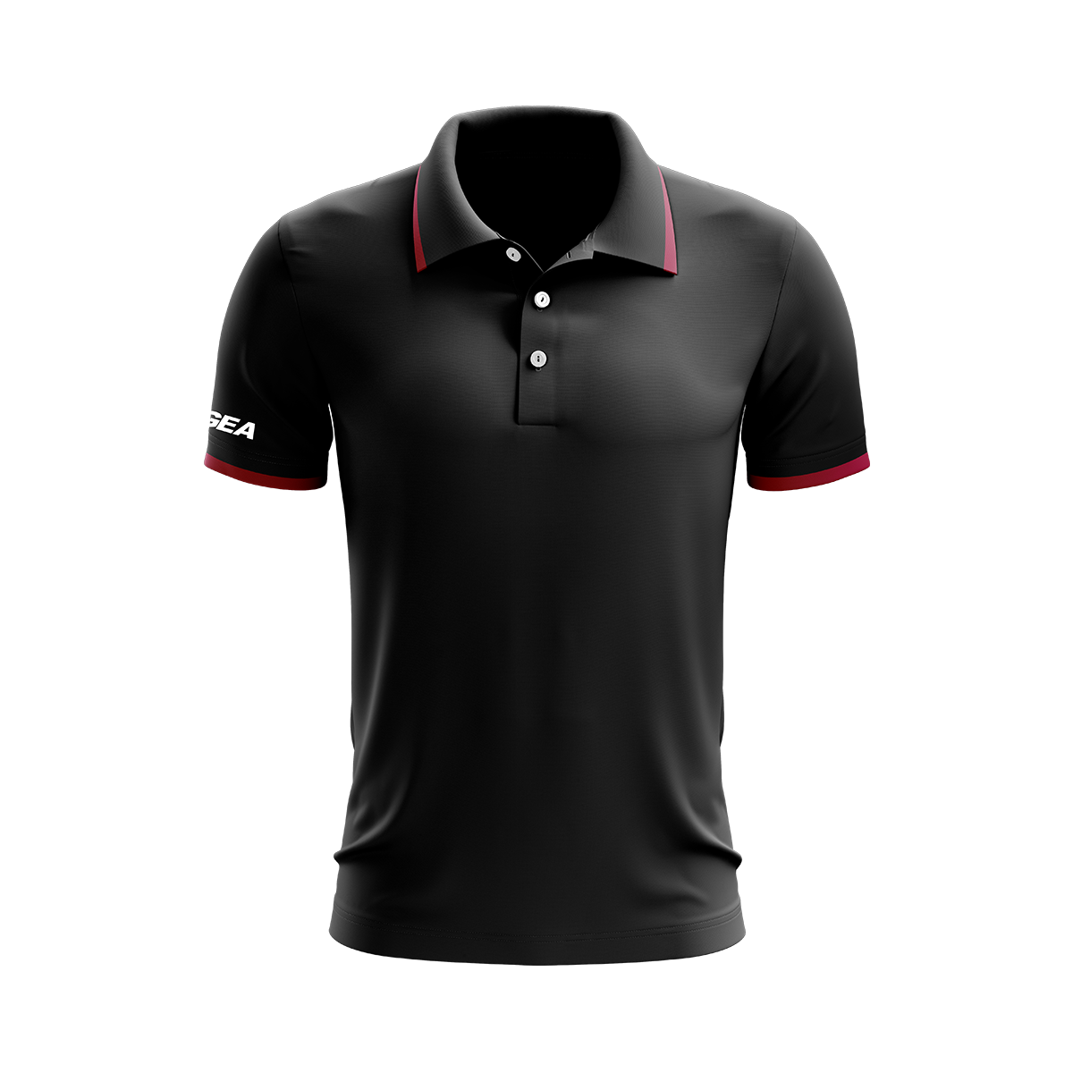 Legea Dacca Polo Black / Maroon