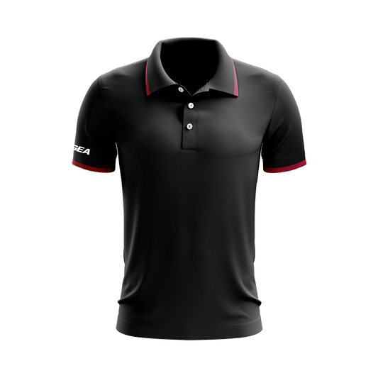Legea Dacca Polo Black / Maroon