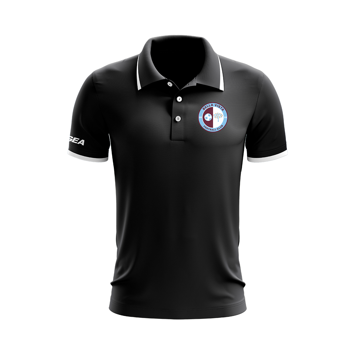 Bella Vista FC Dacca Polo Black / White